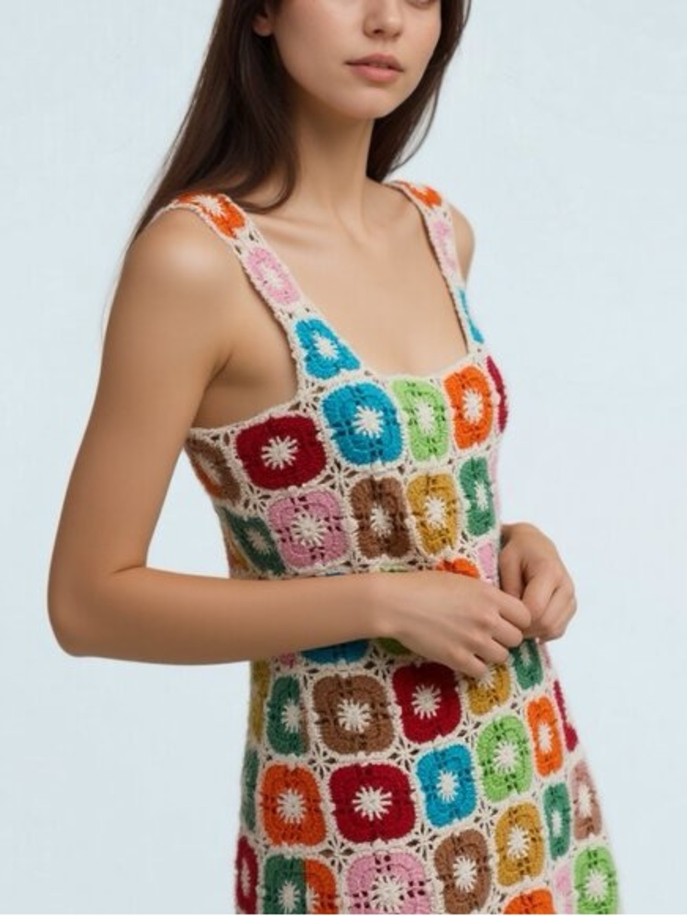 Show Me Your Mumu Tara Crochet Mini Dress
